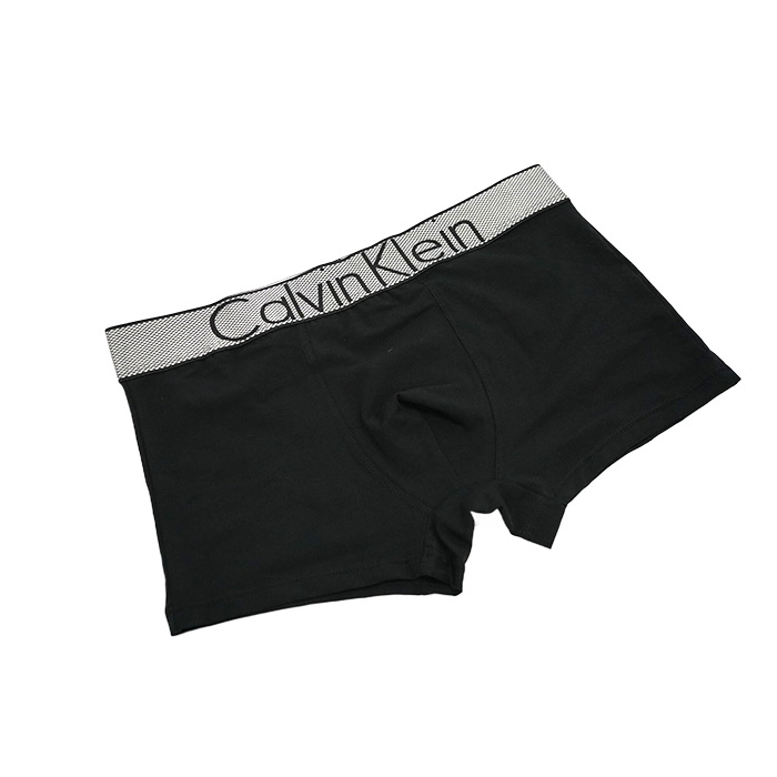 Boxer Calvin Klein Hombre Steel Blateado Negro7